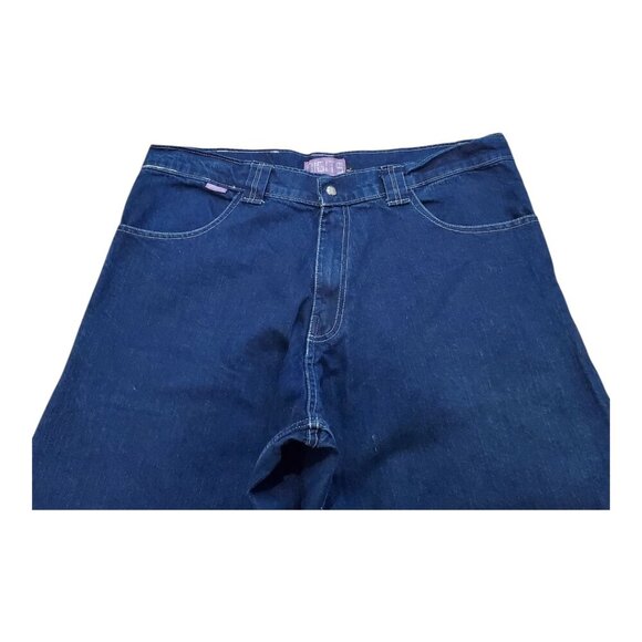 DIGITS 238 SZ L 38 Vintage 90s Y2K Men's Wide Leg Carpenter Jeans Pants Blue - Picture 6 of 11